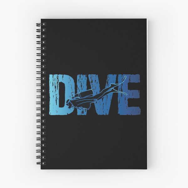 Item preview, Dive - Horizontal Text Scuba Diver designed and sold by TheInkElephant.