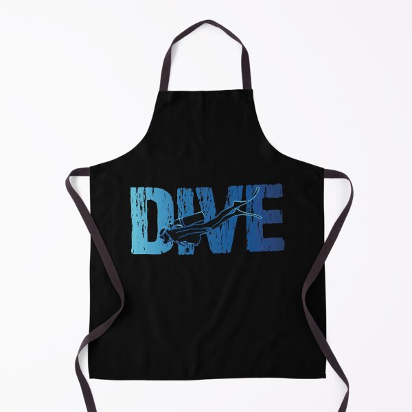 Item preview, Dive - Horizontal Text Scuba Diver designed and sold by TheInkElephant.