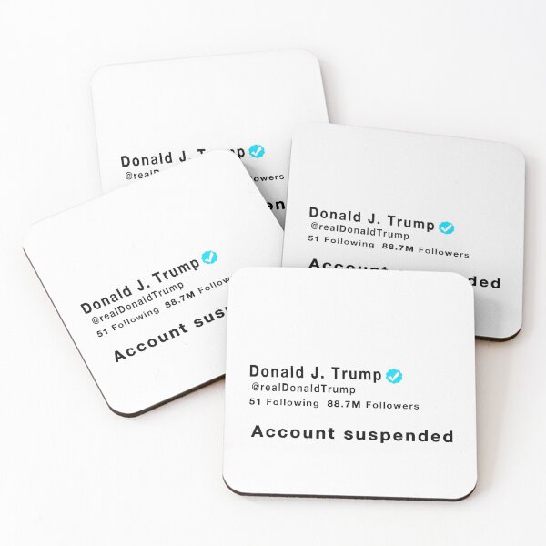 Item preview, Trump account suspended designed and sold by IgaBarClay.
