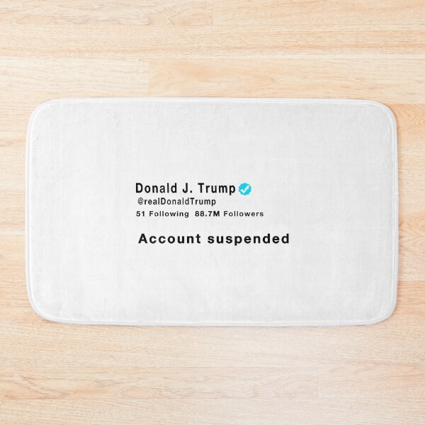 Item preview, Trump account suspended designed and sold by IgaBarClay.
