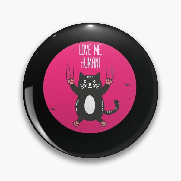 Item preview, Love Me Human Cute Cat Sticker Set designed and sold by jonrdesign.