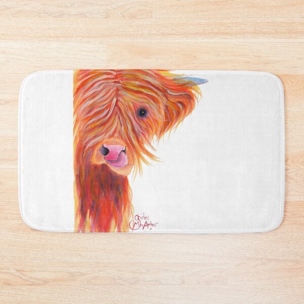 Item preview, HIGHLAND COW 'GINGER COW LICK' BY SHIRLEY MACARTHUR designed and sold by Shirley MacArthur Art.