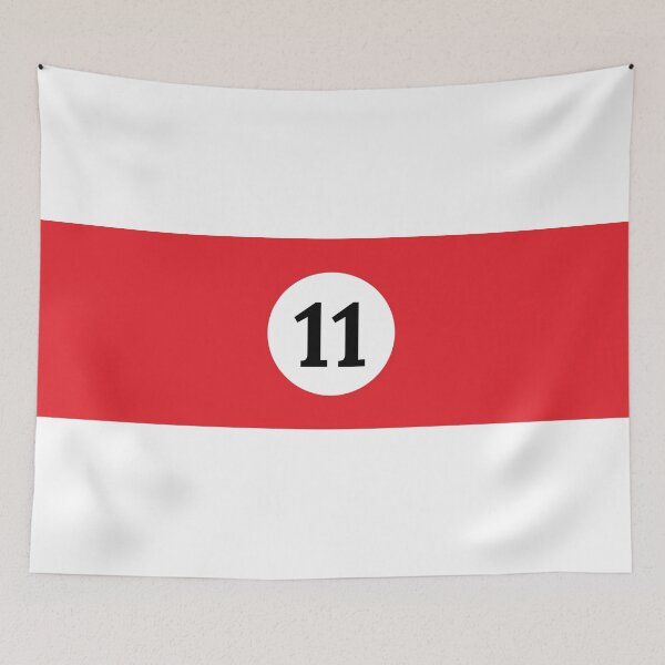 Item preview, Billiard 11 Ball Red Stripes  designed and sold by Taumaturgo.