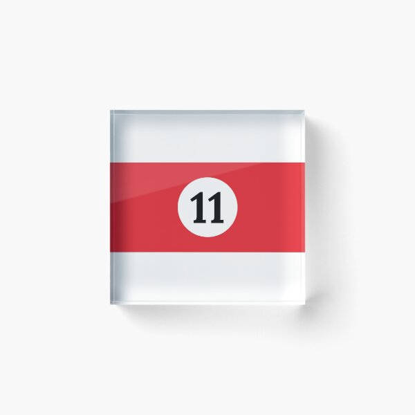 Item preview, Billiard 11 Ball Red Stripes  designed and sold by Taumaturgo.