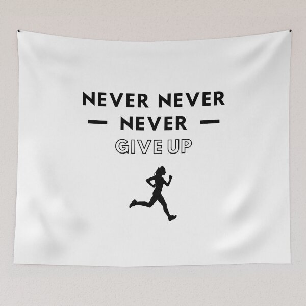 Item preview, Athletics: Never never never give up designed and sold by TheGreenGoat.