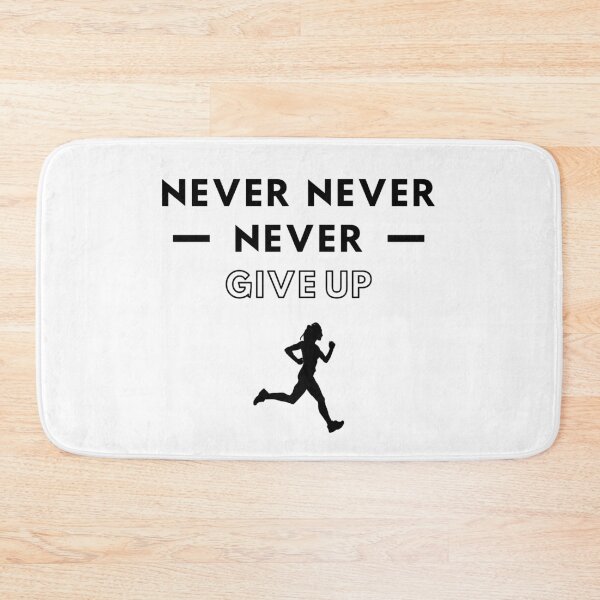 Item preview, Athletics: Never never never give up designed and sold by TheGreenGoat.