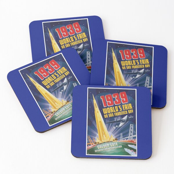 Item preview, Vintage 1939 San Francisco Bay World's Fair Poster designed and sold by elizdesigns.