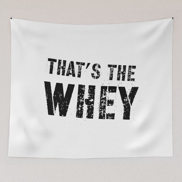 Item preview, Thats The Whey - Funny Gym Quote - Whey Protein designed and sold by ArqDezines.