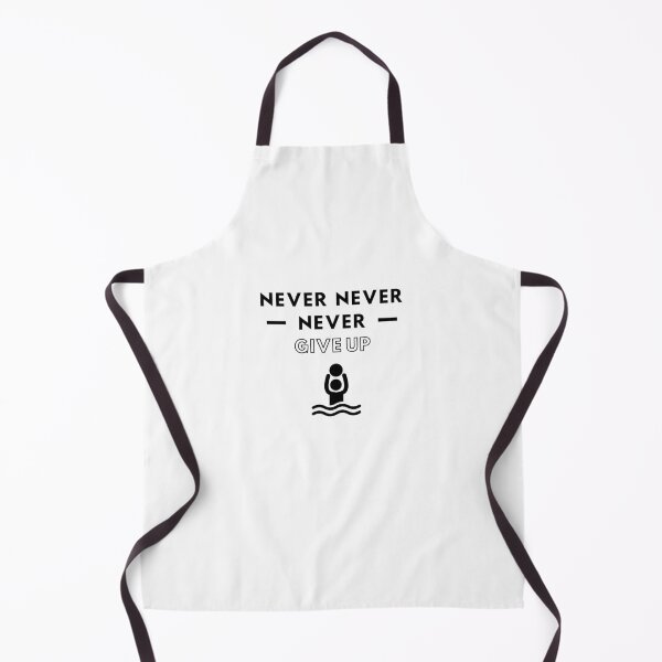 Item preview, Water polo: Never never never give up designed and sold by TheGreenGoat.