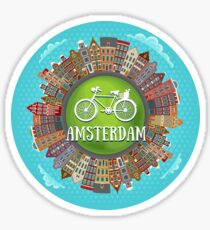 Amsterdam Houses Sticker