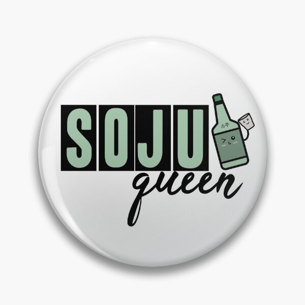 Artikelvorschau, Soju Queen Lustig Trinken Koreanisch Geburtstag Schwarz entworfen und verkauft von RainbowPandas.