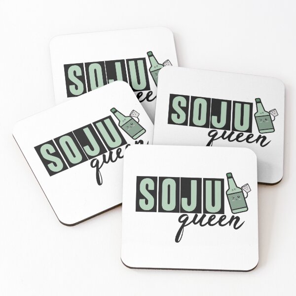 Item preview,  Soju Queen Funny Drinking Korean Birthday Black designed and sold by RainbowPandas.