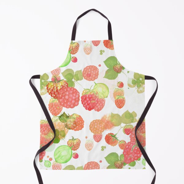 Item preview, Raspberries - vintage summer berries - dessert berry designed and sold by Fruitsome.