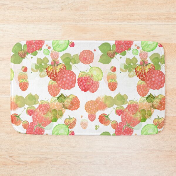 Item preview, Raspberries - vintage summer berries - dessert berry designed and sold by Fruitsome.