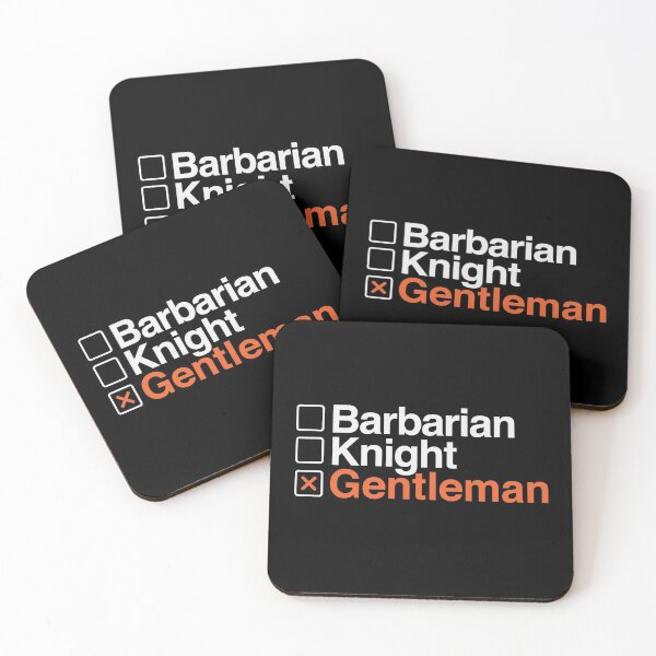 Item preview, Lupin Quote Barbarian Knight Gentleman designed and sold by kuezart.