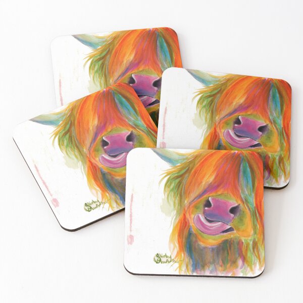 Item preview, HIGHLAND COW 'JUICY FRUIT JOSIE' BY SHIRLEY MACARTHUR designed and sold by Shirley MacArthur Art.