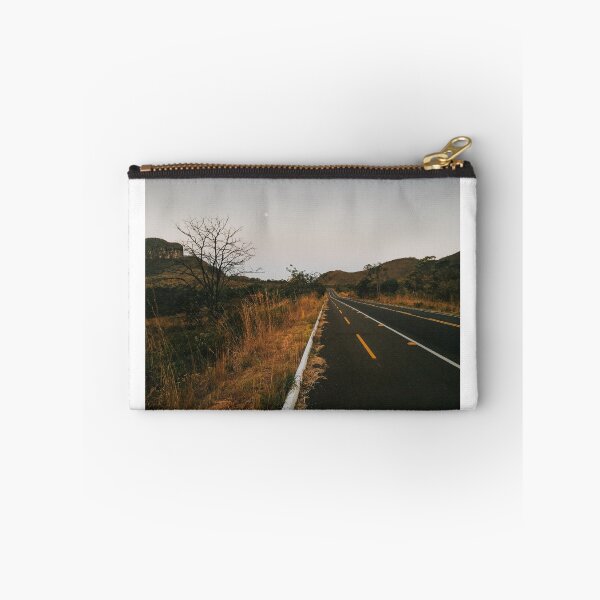 Item preview, Full Moon Over Tarmac Road in National Park designed and sold by visualspectrum.