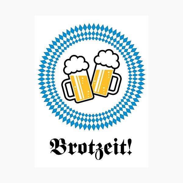 Item preview, snack! (beer / beer / drink / Bavaria / white-blue) designed and sold by MrFaulbaum.