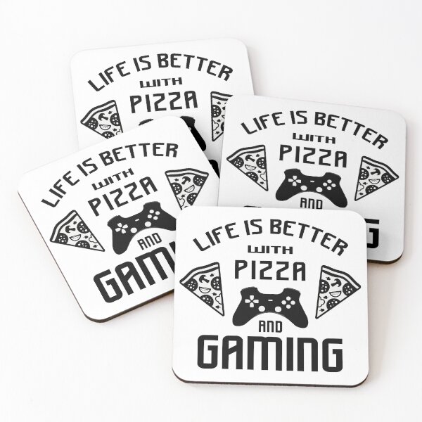 Item preview, Life is Better With Pizza and Gaming  designed and sold by Marzuqi Che Rose.