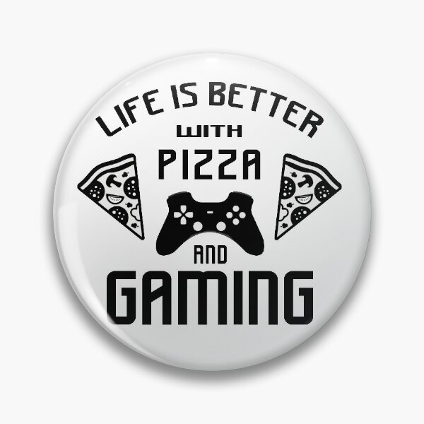 Item preview, Life is Better With Pizza and Gaming  designed and sold by Marzuqi Che Rose.