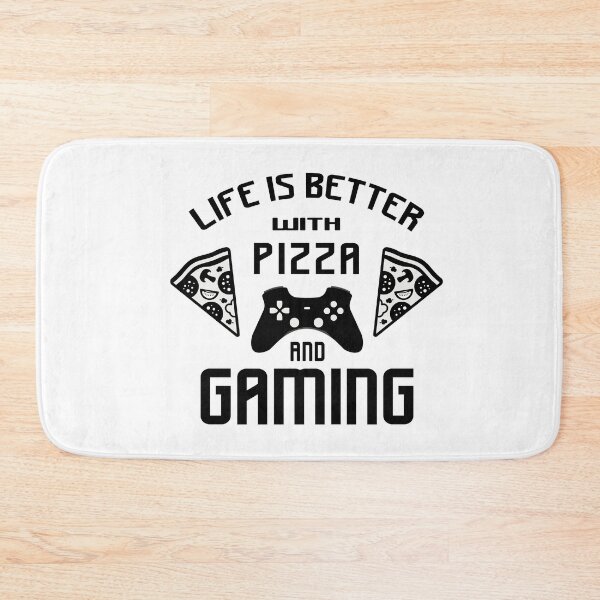 Item preview, Life is Better With Pizza and Gaming  designed and sold by Marzuqi Che Rose.