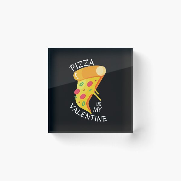 Item preview, PIZZA IS MY VALENTINE YELLOW SLICE PIZZA designed and sold by ARUN VASWANI.