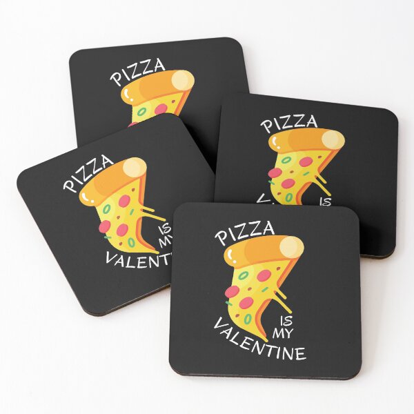 Item preview, PIZZA IS MY VALENTINE YELLOW SLICE PIZZA designed and sold by ARUN VASWANI.