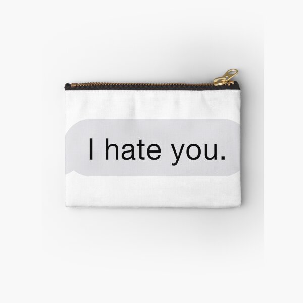 Item preview, I Hate You Text designed and sold by Allerjeez.