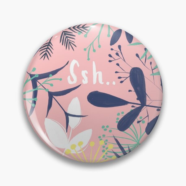 Item preview, Quiet in the Jungle in Pink designed and sold by straypencil.