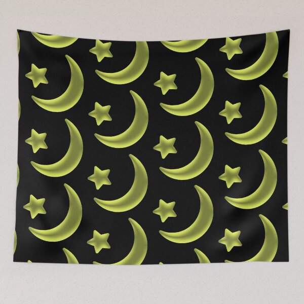 Item preview, moon and star designed and sold by rclsivcreative.