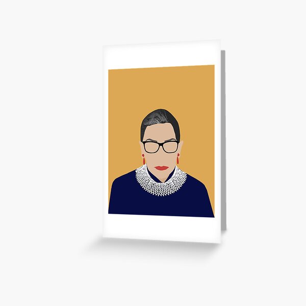 Ruth Bader Ginsburg Greeting Card