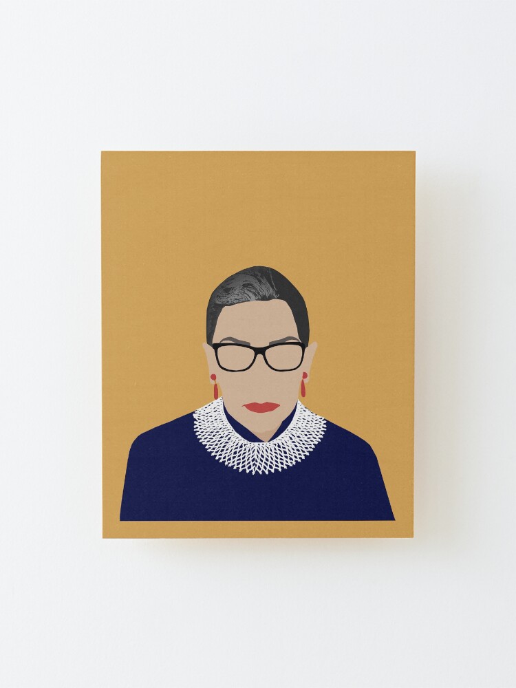 Alternate view of Ruth Bader Ginsburg Mounted Print