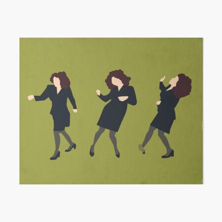 Elaine Dancing (original green) Art Board Print