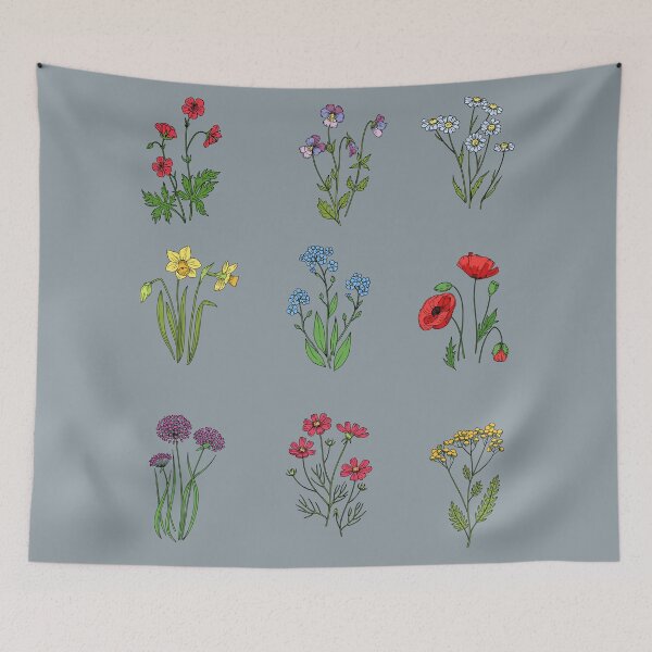 Item preview, Wild Flowers collection designed and sold by neteor.