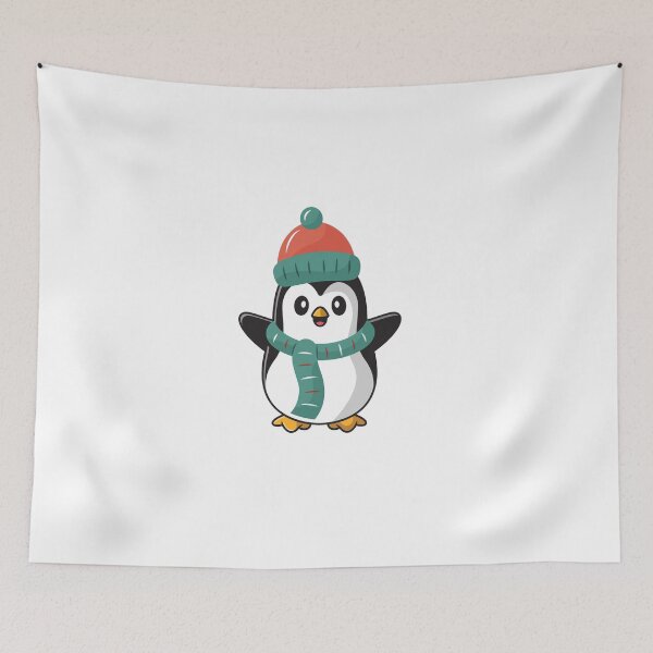 Item preview, Cute Penguin with Scarf designed and sold by Oceanarium.