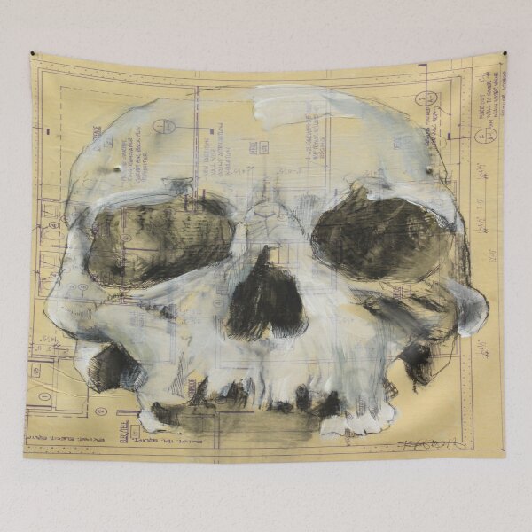 Item preview, Skull 1 Duvet Cover designed and sold by Thomas Crouch.