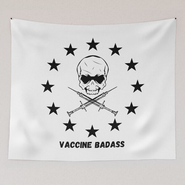 Item preview, Vaccine Badass designed and sold by Nathalie Aynié.