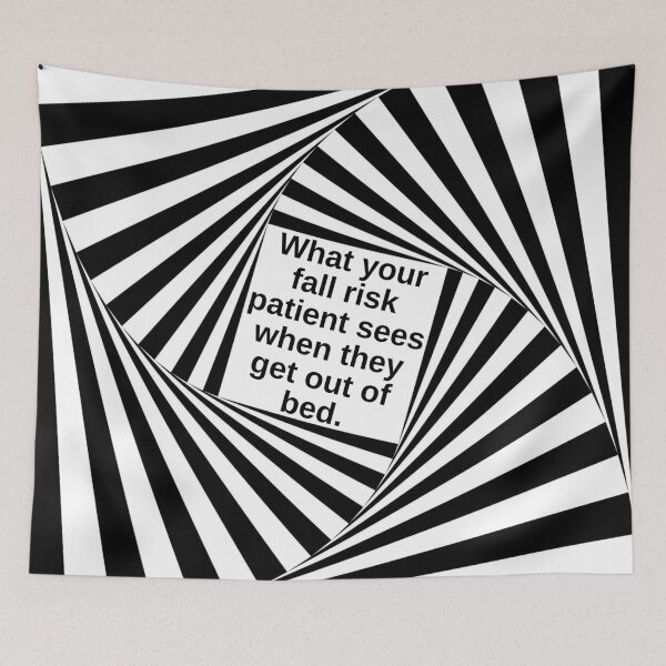 Item preview, What your fall risk patient sees designed and sold by Caregiverology.