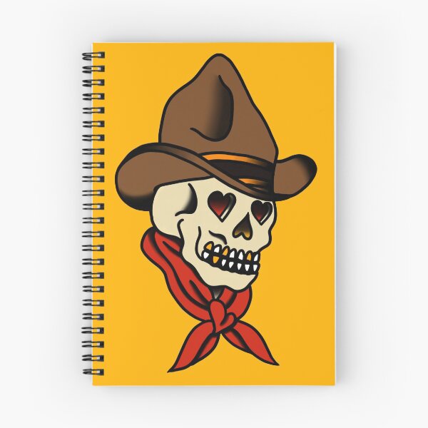 Item preview, American Traditional Cowboy Skull designed and sold by griff1.