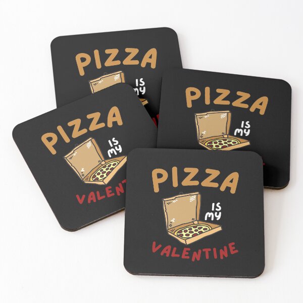 Item preview, Copy of PIZZA IS MY VALENTINE YELLOW SLICE PIZZA designed and sold by ARUN VASWANI.