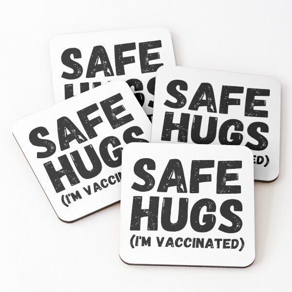 Item preview, Safe Hugs (I'm Vaccinated) Pro Vaccination Gift for Smart People designed and sold by Nathalie Aynié.