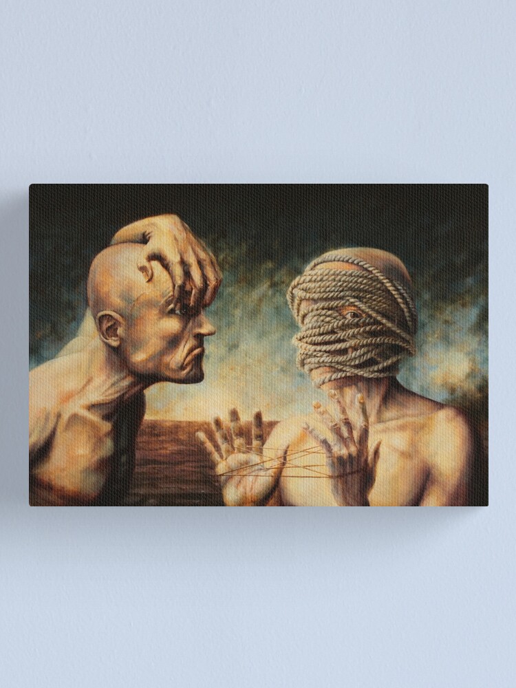 Alternate view of The Debate Canvas Print