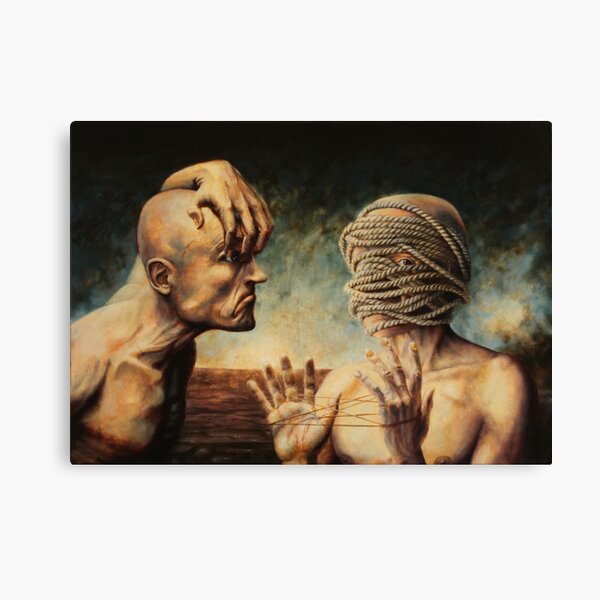 The Debate Canvas Print