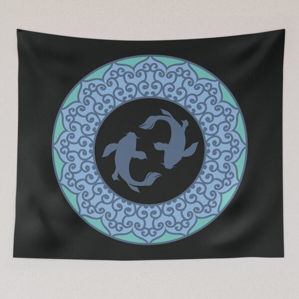 Item preview, Mandala with fish designed and sold by bernd49.