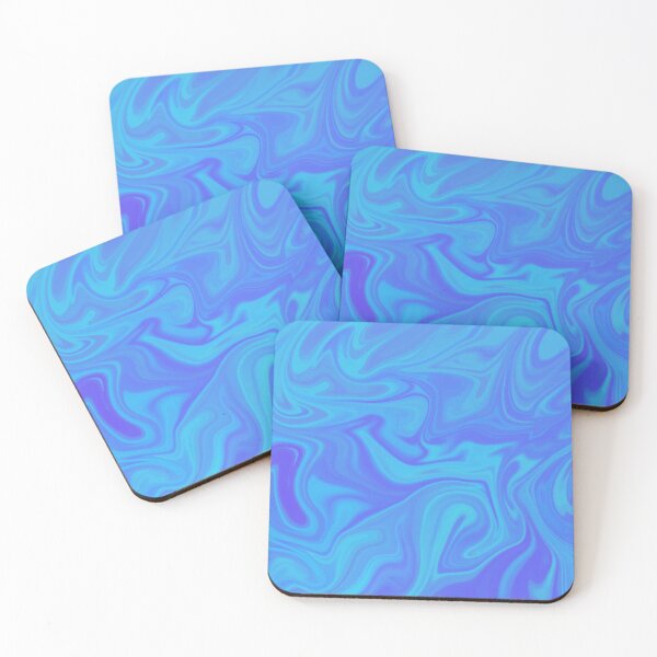 Item preview, Blue and Purple Abstract Swirl designed and sold by HandsoffMyWorks.