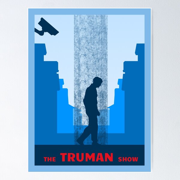 The Truman Show directed by Peter Weir 1998 with Jim Carrey - Original  designed Alternative Cult Movie art Poster for Sale by cinemadnesshirt