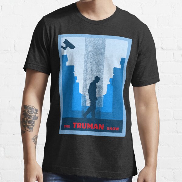 The Truman Show minimalist T-Shirt by Remake Posters - Pixels Merch