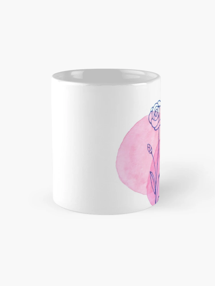Thumbnail 4 of 6, Coffee Mug, Rose Minimalism designed and sold by RapiLoco.