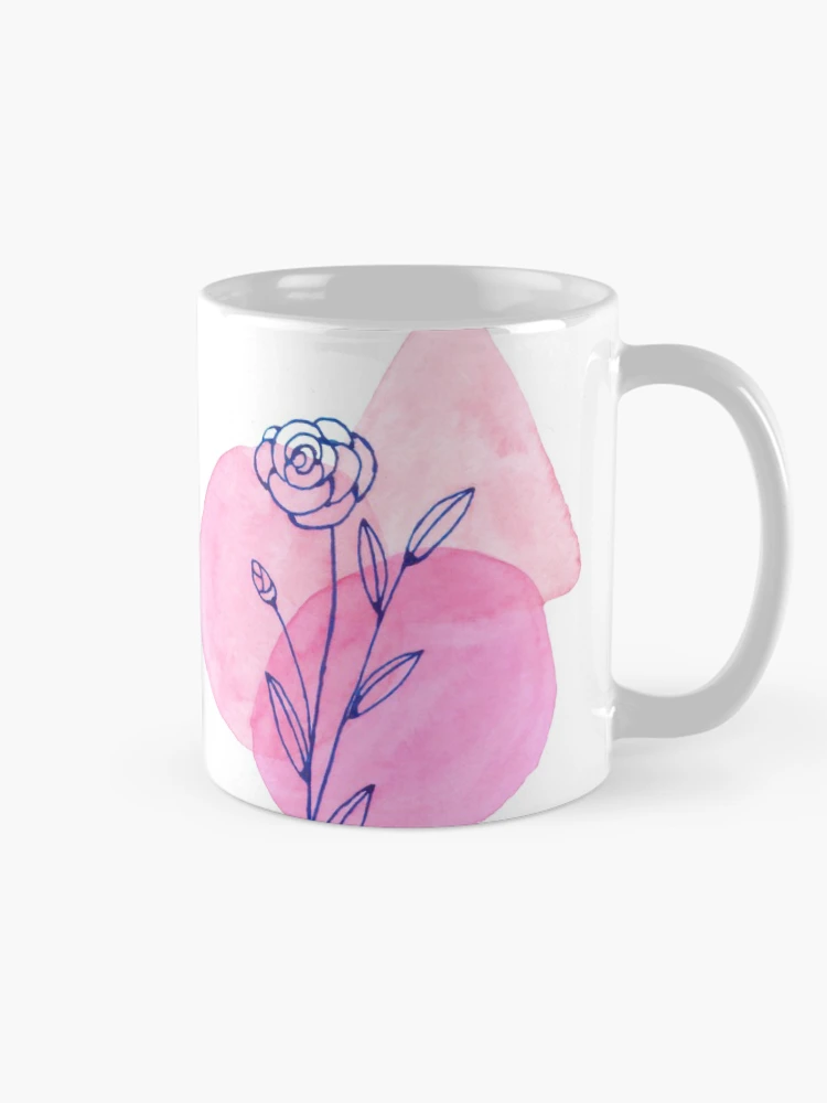 Thumbnail 3 of 6, Coffee Mug, Rose Minimalism designed and sold by RapiLoco.