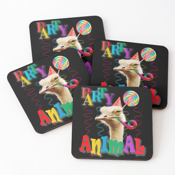 Item preview, Party Animal Ostrich Design designed and sold by Paula Helit.
